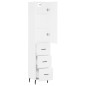 vidaXL Highboard Weiß 34,5x34x180 cm Holzwerkstoff vidaXL Highboard Weiß 34,5x34x180 cm Holzwerkstoff