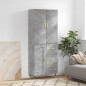 vidaXL Highboard Betongrau 69,5x34x180 cm Holzwerkstoff vidaXL Highboard Betongrau 69,5x34x180 cm Holzwerkstoff