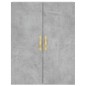 vidaXL Highboard Betongrau 69,5x34x180 cm Holzwerkstoff vidaXL Highboard Betongrau 69,5x34x180 cm Holzwerkstoff