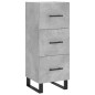 vidaXL Highboard Betongrau 34,5x34x180 cm Holzwerkstoff vidaXL Highboard Betongrau 34,5x34x180 cm Holzwerkstoff