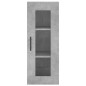 vidaXL Highboard Betongrau 34,5x34x180 cm Holzwerkstoff vidaXL Highboard Betongrau 34,5x34x180 cm Holzwerkstoff