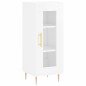 vidaXL Highboard Hochglanz-Weiß 34,5x34x180 cm Holzwerkstoff vidaXL Highboard Hochglanz-Weiß 34,5x34x180 cm Holzwerkstoff