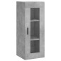vidaXL Highboard Betongrau 34,5x34x180 cm Holzwerkstoff vidaXL Highboard Betongrau 34,5x34x180 cm Holzwerkstoff