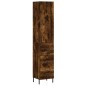 vidaXL Highboard Räuchereiche 34,5x34x180 cm Holzwerkstoff vidaXL Highboard Räuchereiche 34,5x34x180 cm Holzwerkstoff