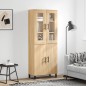 vidaXL Highboard Sonoma-Eiche 69,5x34x180 cm Holzwerkstoff vidaXL Highboard Sonoma-Eiche 69,5x34x180 cm Holzwerkstoff