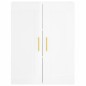 vidaXL Highboard Hochglanz-Weiß 69,5x34x180 cm Holzwerkstoff vidaXL Highboard Hochglanz-Weiß 69,5x34x180 cm Holzwerkstoff