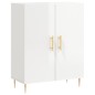 vidaXL Highboard Hochglanz-Weiß 69,5x34x180 cm Holzwerkstoff vidaXL Highboard Hochglanz-Weiß 69,5x34x180 cm Holzwerkstoff