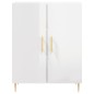 vidaXL Highboard Hochglanz-Weiß 69,5x34x180 cm Holzwerkstoff vidaXL Highboard Hochglanz-Weiß 69,5x34x180 cm Holzwerkstoff