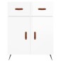 vidaXL Highboard Hochglanz-Weiß 69,5x34x180 cm Holzwerkstoff vidaXL Highboard Hochglanz-Weiß 69,5x34x180 cm Holzwerkstoff