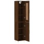 vidaXL Highboard Braun Eichen-Optik 34,5x34x180 cm Holzwerkstoff vidaXL Highboard Braun Eichen-Optik 34,5x34x180 cm Holzwerkstoff