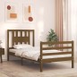 vidaXL Massivholzbett mit Kopfteil Honigbraun 90x200 cm vidaXL Massivholzbett mit Kopfteil Honigbraun 90x200 cm