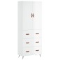 vidaXL Highboard Hochglanz-Weiß 69,5x34x180 cm Holzwerkstoff vidaXL Highboard Hochglanz-Weiß 69,5x34x180 cm Holzwerkstoff