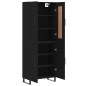 vidaXL Highboard Schwarz 69,5x34x180 cm Holzwerkstoff vidaXL Highboard Schwarz 69,5x34x180 cm Holzwerkstoff