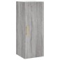 vidaXL Highboard Grau Sonoma 34,5x34x180 cm Holzwerkstoff vidaXL Highboard Grau Sonoma 34,5x34x180 cm Holzwerkstoff
