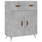 vidaXL Highboard Betongrau 69,5x34x180 cm Holzwerkstoff vidaXL Highboard Betongrau 69,5x34x180 cm Holzwerkstoff