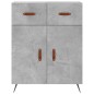vidaXL Highboard Betongrau 69,5x34x180 cm Holzwerkstoff vidaXL Highboard Betongrau 69,5x34x180 cm Holzwerkstoff
