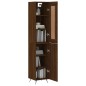 vidaXL Highboard Braun Eichen-Optik 34,5x34x180 cm Holzwerkstoff vidaXL Highboard Braun Eichen-Optik 34,5x34x180 cm Holzwerkstoff