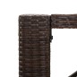 vidaXL 7-tlg. Gartenbar-Set mit Kissen Braun Poly Rattan vidaXL 7-tlg. Gartenbar-Set mit Kissen Braun Poly Rattan