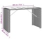 vidaXL 7-tlg. Gartenbar-Set mit Kissen Braun Poly Rattan vidaXL 7-tlg. Gartenbar-Set mit Kissen Braun Poly Rattan
