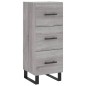 vidaXL Highboard Grau Sonoma 34,5x34x180 cm Holzwerkstoff vidaXL Highboard Grau Sonoma 34,5x34x180 cm Holzwerkstoff