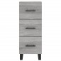 vidaXL Highboard Grau Sonoma 34,5x34x180 cm Holzwerkstoff vidaXL Highboard Grau Sonoma 34,5x34x180 cm Holzwerkstoff