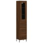 vidaXL Highboard Braun Eichen-Optik 34,5x34x180 cm Holzwerkstoff vidaXL Highboard Braun Eichen-Optik 34,5x34x180 cm Holzwerkstoff