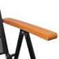 vidaXL 7-tlg. Garten-Essgruppe Schwarz und Braun Aluminium vidaXL 7-tlg. Garten-Essgruppe Schwarz und Braun Aluminium