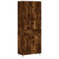 vidaXL Highboard Räuchereiche 69,5x34x180 cm Holzwerkstoff vidaXL Highboard Räuchereiche 69,5x34x180 cm Holzwerkstoff