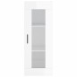 vidaXL Highboard Hochglanz-Weiß 34,5x34x180 cm Holzwerkstoff vidaXL Highboard Hochglanz-Weiß 34,5x34x180 cm Holzwerkstoff