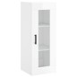 vidaXL Highboard Hochglanz-Weiß 34,5x34x180 cm Holzwerkstoff vidaXL Highboard Hochglanz-Weiß 34,5x34x180 cm Holzwerkstoff