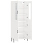 vidaXL Highboard Hochglanz-Weiß 69,5x34x180 cm Holzwerkstoff vidaXL Highboard Hochglanz-Weiß 69,5x34x180 cm Holzwerkstoff