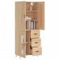 vidaXL Highboard Sonoma-Eiche 69,5x34x180 cm Holzwerkstoff vidaXL Highboard Sonoma-Eiche 69,5x34x180 cm Holzwerkstoff