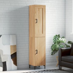 vidaXL Highboard Sonoma-Eiche 34,5x34x180 cm Holzwerkstoff