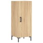 vidaXL Highboard Sonoma-Eiche 34,5x34x180 cm Holzwerkstoff