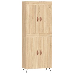 vidaXL Highboard Sonoma-Eiche 69,5x34x180 cm Holzwerkstoff
