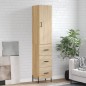 vidaXL Highboard Sonoma-Eiche 34,5x34x180 cm Holzwerkstoff vidaXL Highboard Sonoma-Eiche 34,5x34x180 cm Holzwerkstoff