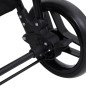 3-in-1 Kinderwagen Hellgrau und Schwarz Stahl 3-in-1 Kinderwagen Hellgrau und Schwarz Stahl