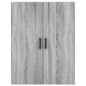 vidaXL Highboard Grau Sonoma 69,5x34x180 cm Holzwerkstoff vidaXL Highboard Grau Sonoma 69,5x34x180 cm Holzwerkstoff