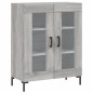 vidaXL Highboard Grau Sonoma 69,5x34x180 cm Holzwerkstoff vidaXL Highboard Grau Sonoma 69,5x34x180 cm Holzwerkstoff