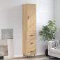 vidaXL Highboard Sonoma-Eiche 34,5x34x180 cm Holzwerkstoff vidaXL Highboard Sonoma-Eiche 34,5x34x180 cm Holzwerkstoff