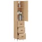 vidaXL Highboard Sonoma-Eiche 34,5x34x180 cm Holzwerkstoff vidaXL Highboard Sonoma-Eiche 34,5x34x180 cm Holzwerkstoff