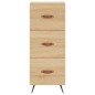 vidaXL Highboard Sonoma-Eiche 34,5x34x180 cm Holzwerkstoff vidaXL Highboard Sonoma-Eiche 34,5x34x180 cm Holzwerkstoff