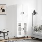 vidaXL Highboard Weiß 69,5x34x180 cm Holzwerkstoff vidaXL Highboard Weiß 69,5x34x180 cm Holzwerkstoff