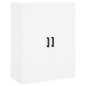 vidaXL Highboard Weiß 69,5x34x180 cm Holzwerkstoff vidaXL Highboard Weiß 69,5x34x180 cm Holzwerkstoff