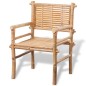 vidaXL 3-tlg. Bistro-Set mit Auflagen Bambus vidaXL 3-tlg. Bistro-Set mit Auflagen Bambus