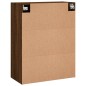 vidaXL Wandschränke 2 Stk. Braun Eichen-Optik 69,5x34x90 cm vidaXL Wandschränke 2 Stk. Braun Eichen-Optik 69,5x34x90 cm