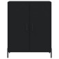 vidaXL Highboard Schwarz 69,5x34x180 cm Holzwerkstoff