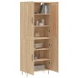 vidaXL Highboard Sonoma-Eiche 69,5x34x180 cm Holzwerkstoff vidaXL Highboard Sonoma-Eiche 69,5x34x180 cm Holzwerkstoff