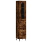 vidaXL Highboard Räuchereiche 34,5x34x180 cm Holzwerkstoff vidaXL Highboard Räuchereiche 34,5x34x180 cm Holzwerkstoff