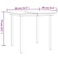 vidaXL 5-tlg. Garten-Essgruppe Schwarz Poly Rattan und Stahl vidaXL 5-tlg. Garten-Essgruppe Schwarz Poly Rattan und Stahl